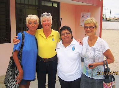 Sharon Helgason of the Chicxulub Food Bank near Progreso, Yucatan, Mexico