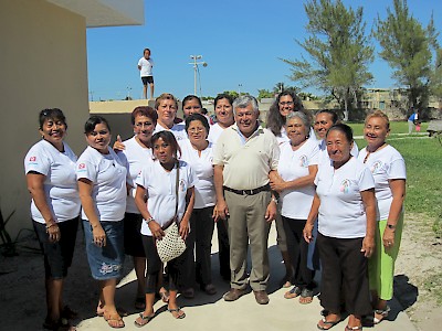 Sharon Helgason of the Chicxulub Food Bank near Progreso, Yucatan, Mexico