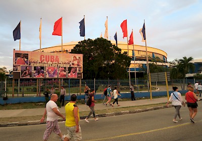Major stadium associated with Ciudad Desportes (Sports City), the site of the Rolling Stones concert.