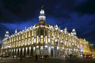 The Gran Theater (Alicia Alonzo Theater) where President Obama addressed the Cuban people.