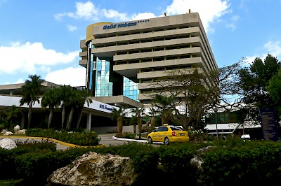 Hotel Melia Habana where President Obama met with the U.S. Embassy staff.