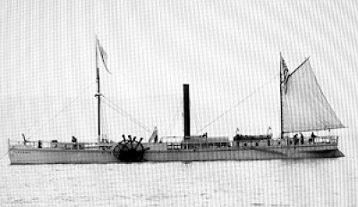 Steamboat designed by Robert Fulton