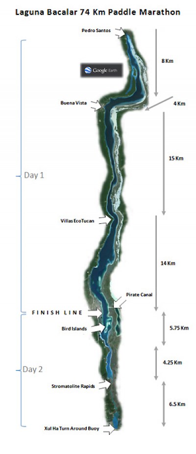 bacalar-paddle-marathon-route