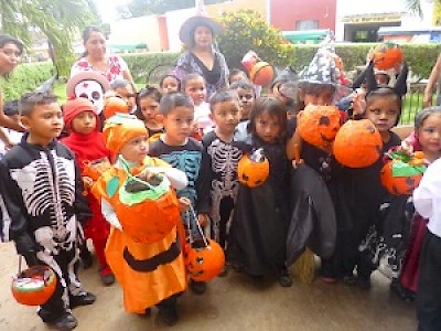 Halloween Activities in Maxcanu Yucatan Mexico