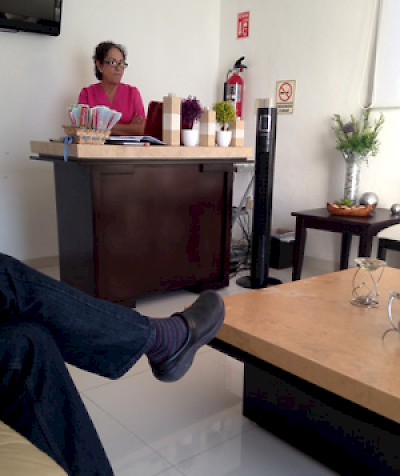 Reception at Arelly's Office