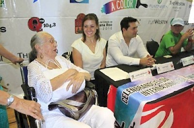 Active Lady in in Yucatan Mexico