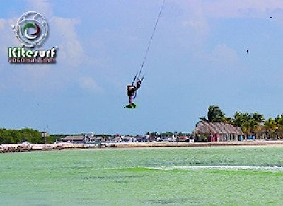 Kite Boarding Contests in Yucatan Mexico